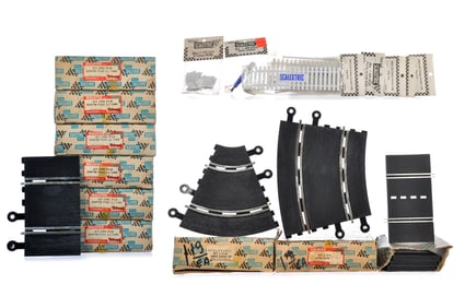 Scalextric Slot Track & Accessories Lot Boxed