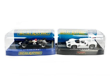 Scalextric Lotus Type 49 and Chaparral 2F Classic
