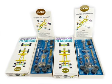 COX Sidewinder Chassis Set of 2 Kits with Boxes