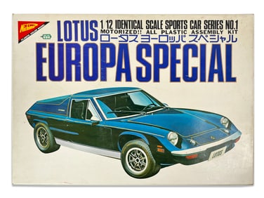 Big 1/12 Lotus Europa Model Kit by Nichimo