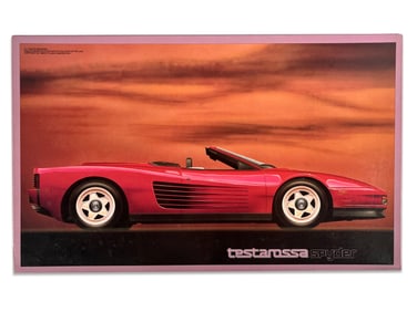 Ferrari Testarosa Spyder 1/16 Model Kit by Fujimi