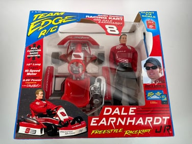 (2) Radio Control Dale Earnhardt Jr. Freestyle Race Kart