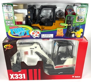 2 RC Forklift and Excavator