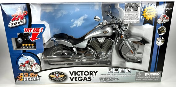 ZAP Toys 96 Power Victory Vegas Motorcycle Battery Included
