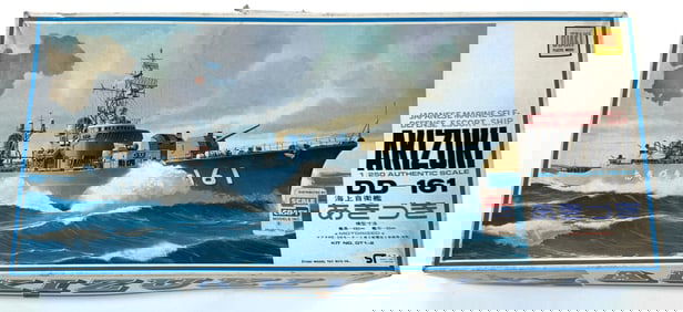 3 Model Ships Invasion Workhorse/USS Enterprise Aircraft Carrier/Jap. Marine Self-Def. Ship Akizuki