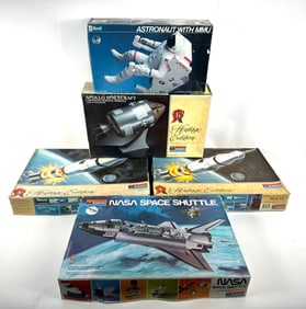 5 Astronaut W/MMU, Space Shuttle and Rockets