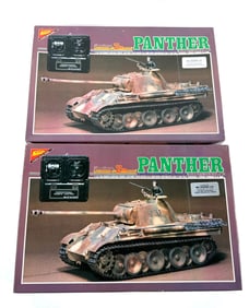 (2) Radio Controlled Panther Tank