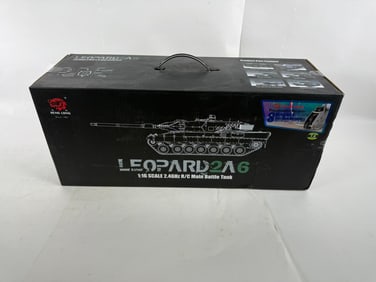 Heng Long 24 GHz R/C Battle Tank, Prom Version Metal Drive Gearbox Version Leopard 2A6
