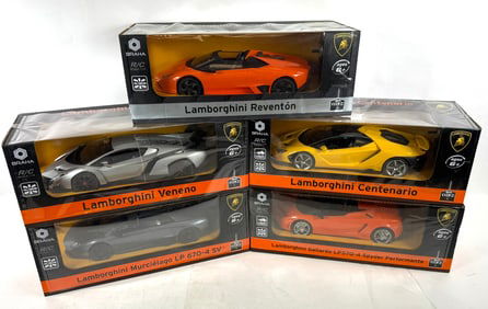 5 Braha RC Sport Cars Lamborghini Centenario, Veneno, Murcielago, Gallardo LP570-4 Spyder, Reventon