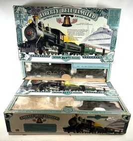 (2) Bachmann BIG Haulers Liberty Bell Limited Electrically Operated Train Set Authentic G Scale