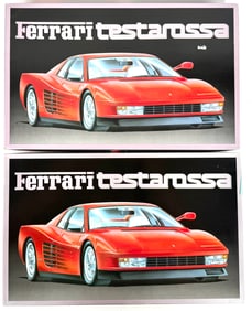 2 Model Car Kits Ferrari Testarossa