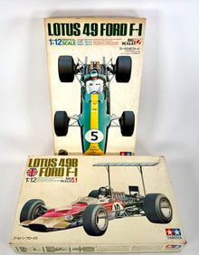 3 Model Car Kits Tamiya Matra MS11/Lotus 49 Ford F-1/Lotus 49B Ford F-1