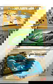 3 Model Car Kits Bertone, McLaren, McLaren MIB