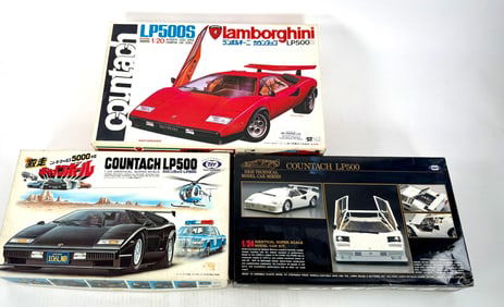 3 Lamborghini Countach LP500, 2 Lamborghini Countach LP500S