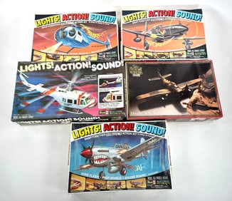 5 Revell Model Plane Kits