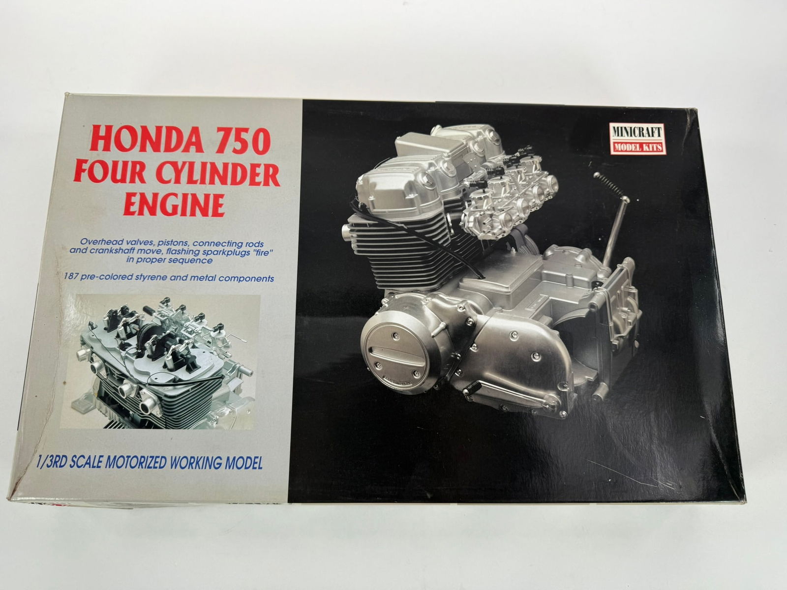 Honda 750 Four Cylinder Engine: Honda 750 four cylinder engine motorized MIB and unstarted.
