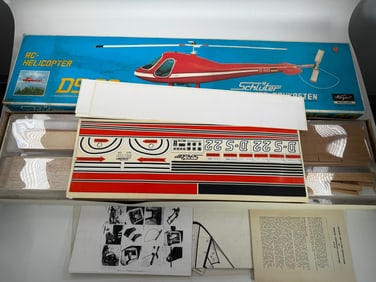 Hegi - RC Helicopter Schluter Komplett-Baukasten D5-22