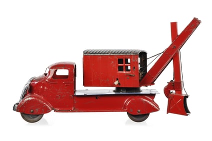 Marx Pressed Steel Steam Shovel Studebaker Truck