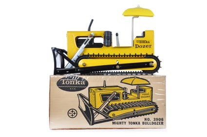 Tonka No. 3906 Might Tonka Bulldozer Boxed Mint
