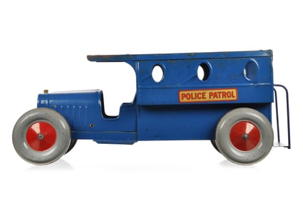 1920s Structo Pressed Steel Police Patrol Wagon