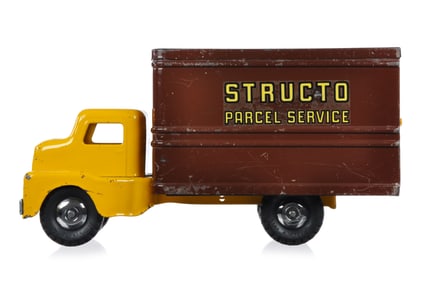 Structo Parcel Service Deliver Truck Pressed Steel