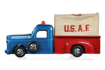 Structo Pressed Steel U.S.A.F. Canopy Truck