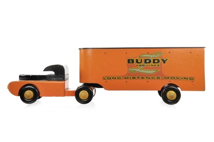Buddy L Wood Toys #386 Deluxe Buddy L Allied Van Lines Moving Truck