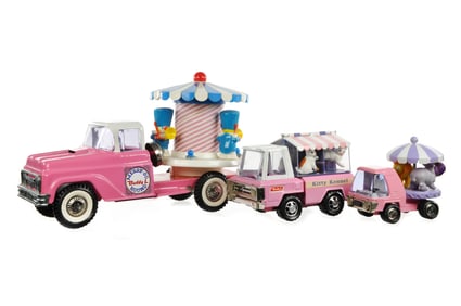 Buddy L Merry Go Round, Kitty Kennel, & Brute Merry Go Round