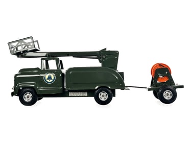 Buddy L Bell Telephone Lineman Utility Truck w/Trailer