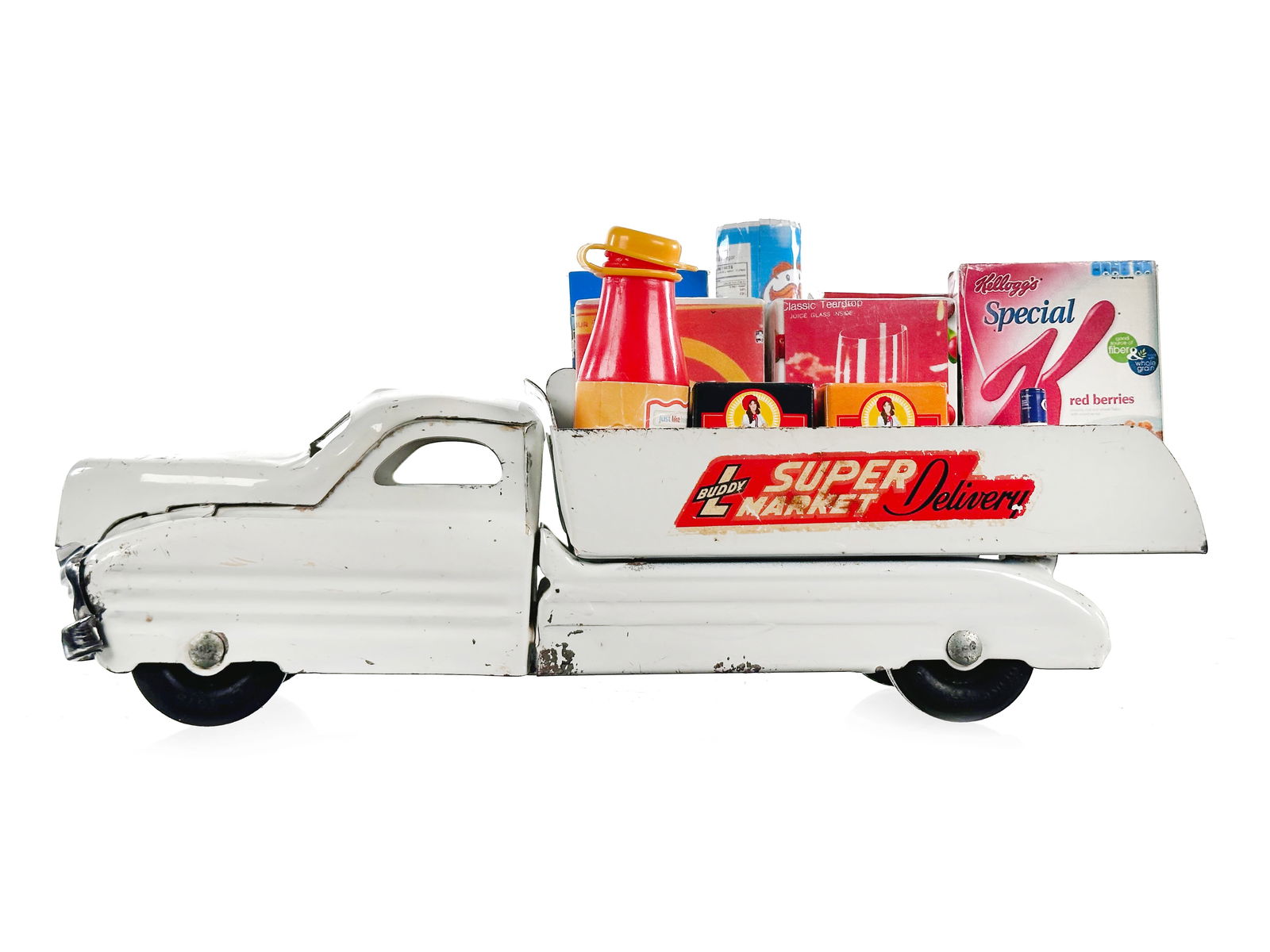 Buddy L Super Market Delivery Truck w/Groceries (1 of 7)