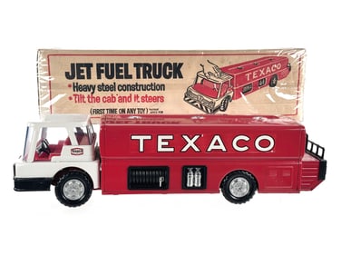 Buddy L Texaco Jet Fuel Truck Boxed Pressed Steel