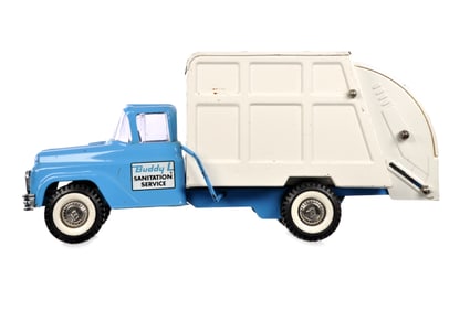 1960s Buddy L Sanitation Service Garbage Truck