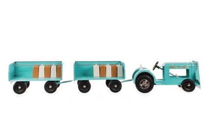 Tonka Airlines #2100 Airport Service Tug and Luggage Wagons