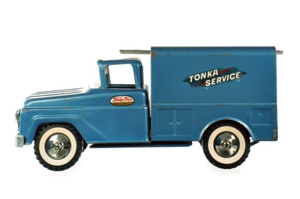 Tonka Pressed Steel Service Truck Blue