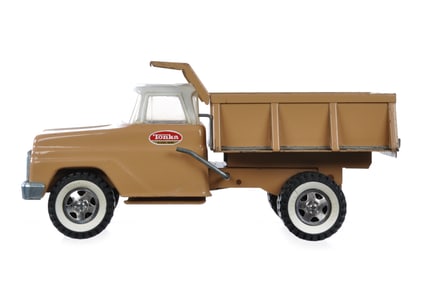 Tonka Pressed Steel Dump Truck in Tan