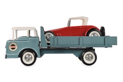 Nylint Platinum Ford Tilt Truck Flatbed & Ford Hot Rod Roadster