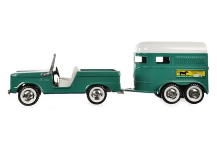 Nylint Thoroughbred Farms Ford Bronco & Horse Trailer