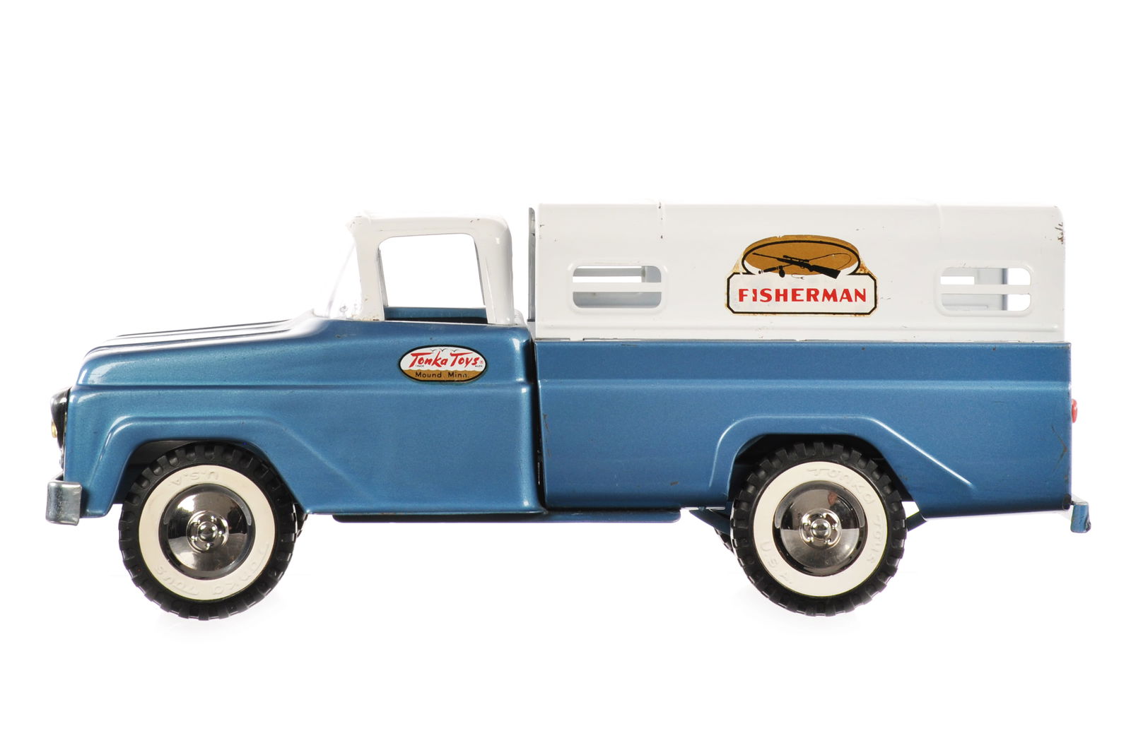 Tonka Fisherman Pickup Truck, Blue Original (1 of 6)