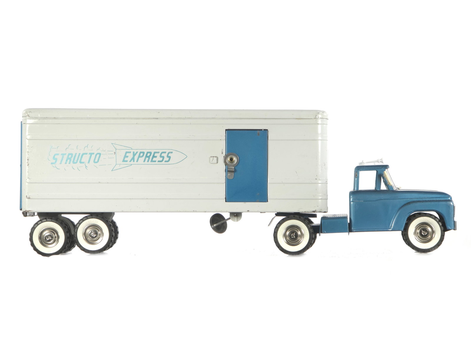 Rare Structo Pressed Steel Structo Express Semi (1 of 6)