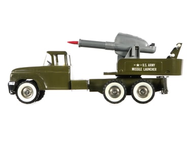 Structo U.S. Army Missile Launcher Pressed Steel