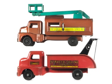 (2) Structo No. 910 Towing Service & Tree Trimming Service Trucks
