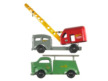 (2) Lincoln Telephone Service Truck & Mobile Crane Truck