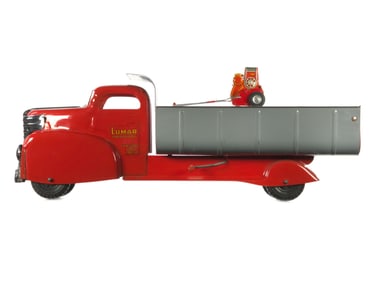 Marx Lumar Contractors Dump Truck and Linemar Lawn Mower