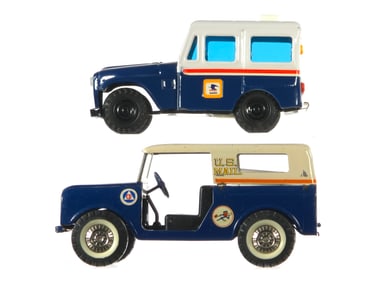 Very Rare Tru-Scale US Mail Truck & USPS Mail Truck Bank