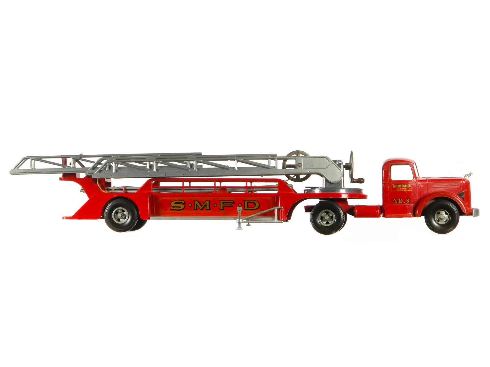 Smith-Miller SMFD L Mack No. 3 Aerial Ladder Fire Truck (1 of 6)