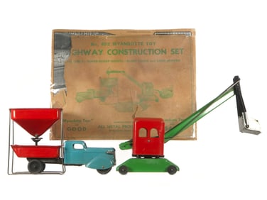 3 pc. Wyandotte No. 402 Highway Construction Set Boxed