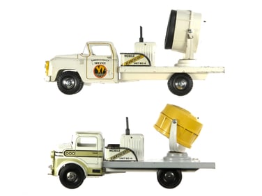 (2) Marx Lumar No. 14 Mobile Search Light Trucks Variations