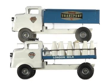 (2) Tri-Ang Transport & London Milk Trucks