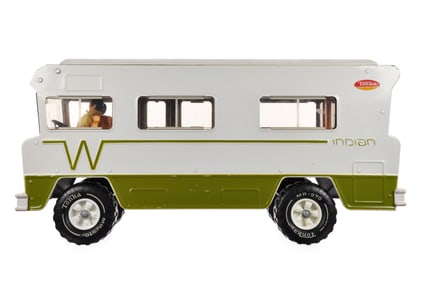 1970s Tonka Indian Winnebago RV Camper w/2 People