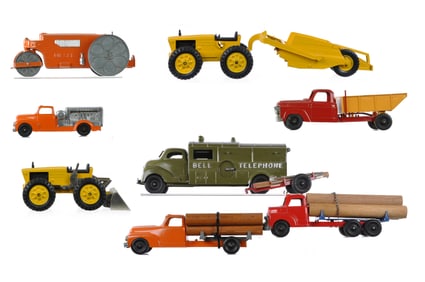 (8) Trucks Hubley Kiddie Toys and Structo